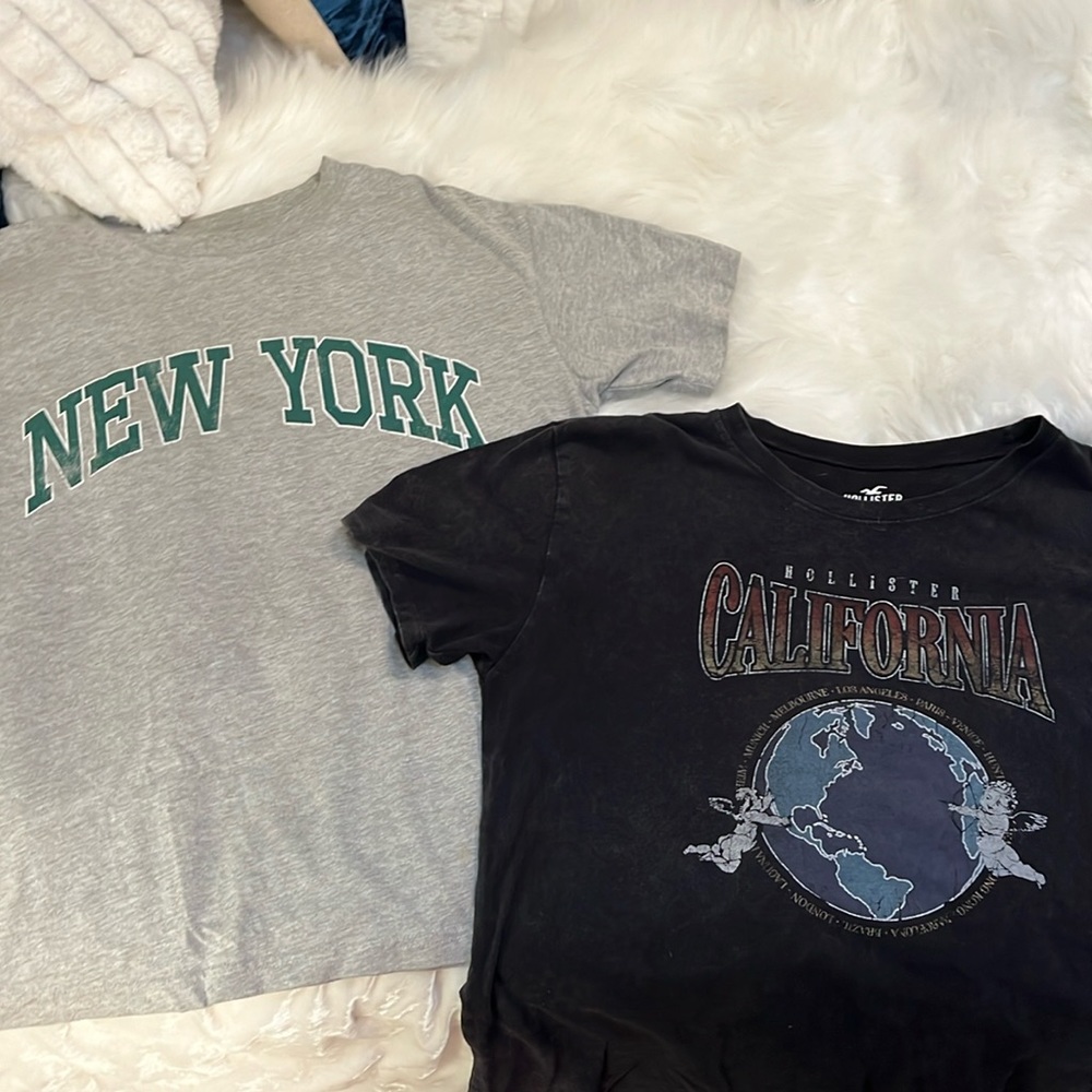 H&M and Hollister T-Shirt Bundle Short Sleeve Cotton Trendy Tees